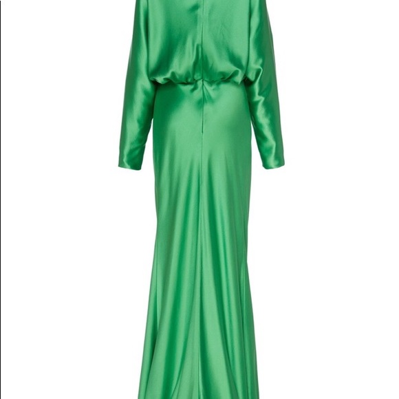 NWT Monique Lhuillier Dolman-Sleeve Runway Gown - Picture 4 of 6